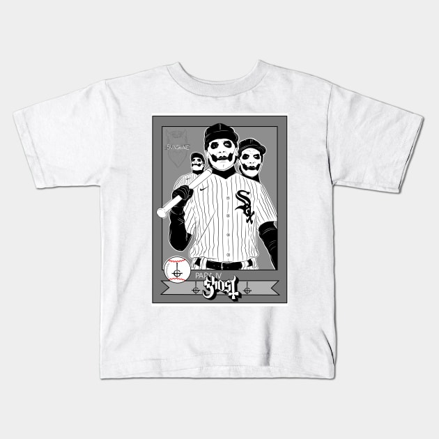 Baseball Papa Kids T-Shirt by ImSomethingElse